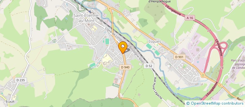 localisation de l'entreprise ASS AIDE MENAGERES PERSONNES AGEES  SAINT-ETIENNE-AU-MONT