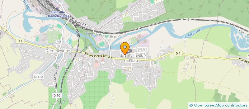 localisation de l'entreprise ASS AIDE MILIEU RURAL BLAINVILLE DAMELEV à BLAINVILLE-SUR-L'EAU