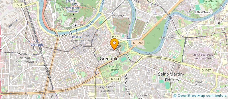 localisation de l'entreprise ASS AIDE POUR NOUVEAUX EMPLOIS JEUNES à GRENOBLE