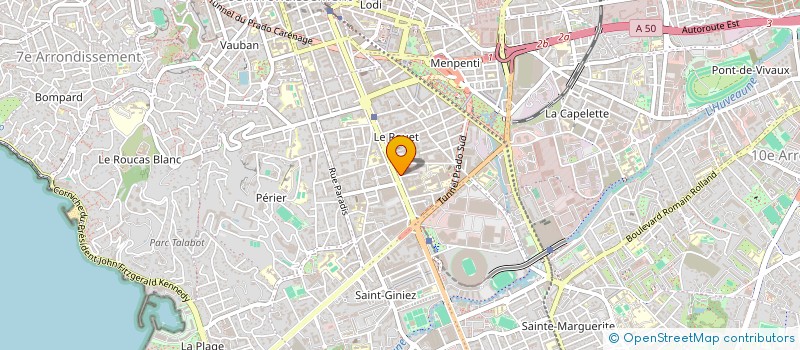 localisation de l'entreprise ASS AIDE PROMOT FORMAT PERSON ENCADREMEN à MARSEILLE