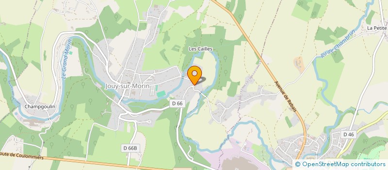 localisation de l'entreprise ASS AIDE RECH TECHNIQ IMPRES SOIE TISSUS  JOUY-SUR-MORIN