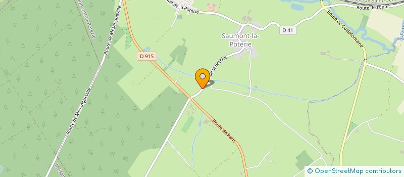 localisation de l'entreprise ASS AIDE RURALE PAYS DE BRAY à SAUMONT-LA-POTERIE