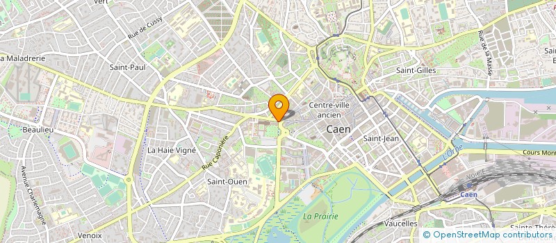localisation de l'entreprise ASS AIDE VICTIMES D'INFRACTIONS PENALES à CAEN
