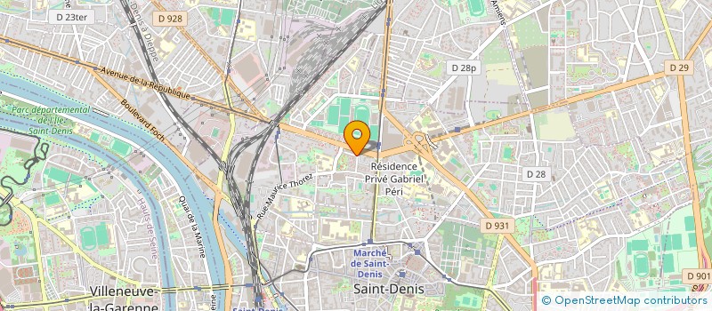 localisation de l'entreprise ASS AIDE VICTIMES ERREURS MEDICALES à SAINT-DENIS