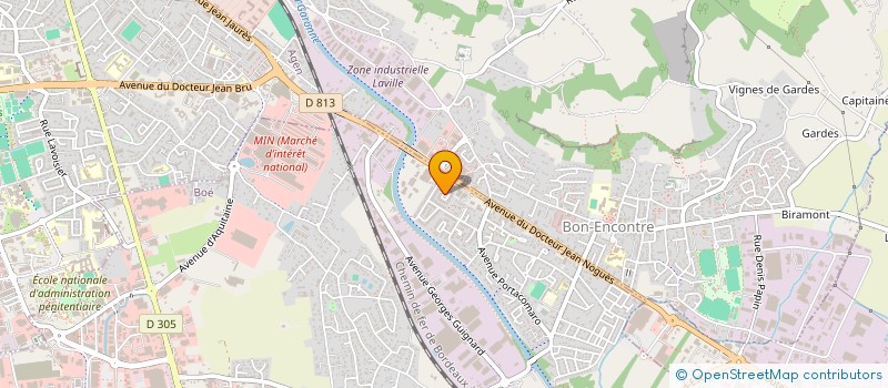 localisation de l'entreprise ASS AIDES AUX ANIMAUX ABANDONNES  BOE