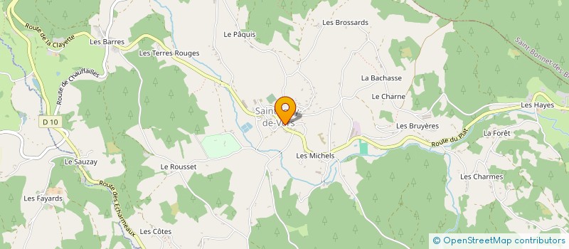 localisation de l'entreprise ASS AIDES MENAGERES DE GROSNE-SORNIN à SAINT-IGNY-DE-VERS