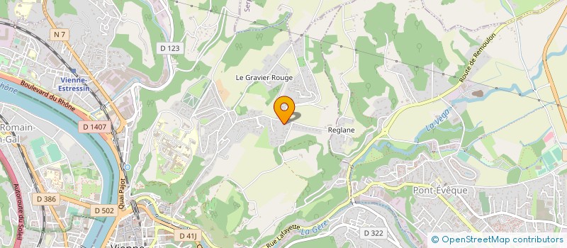 localisation de l'entreprise ASS AIDES SOIGNANTS EN HEMODYALISE à VIENNE