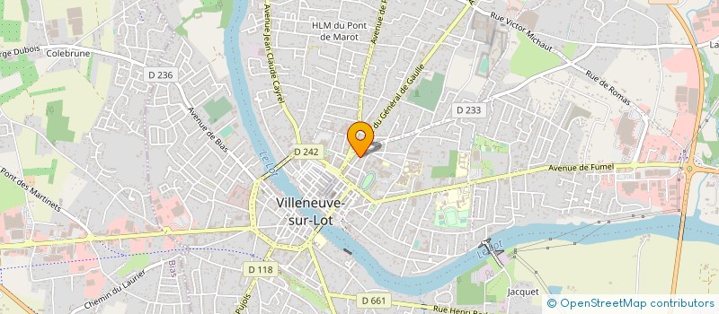 localisation de l'entreprise ASS AIKIDO CLUB VILLENEUVOIS  VILLENEUVE-SUR-LOT