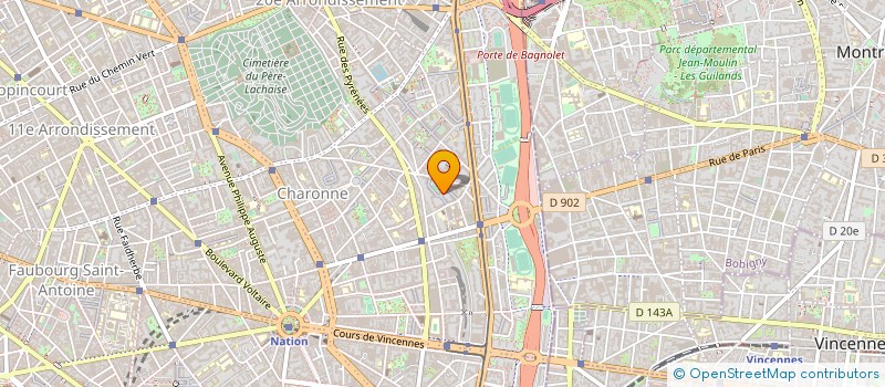 localisation de l'entreprise ASS  AILAL  PARIS