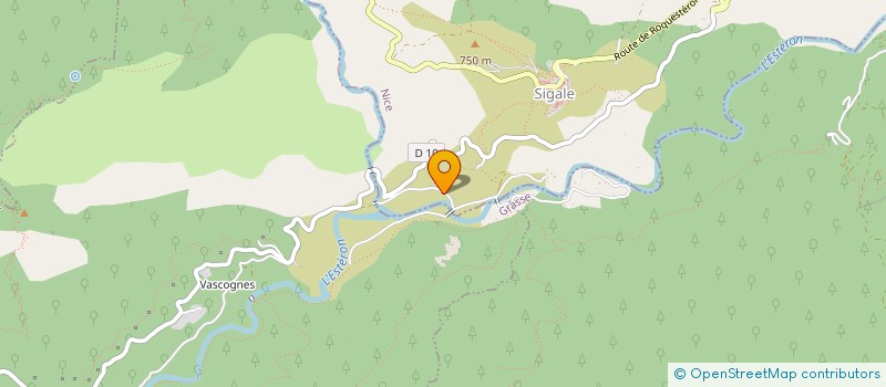 localisation de l'entreprise ASS AIR ET CHAMPS DE SIGALE  SIGALE