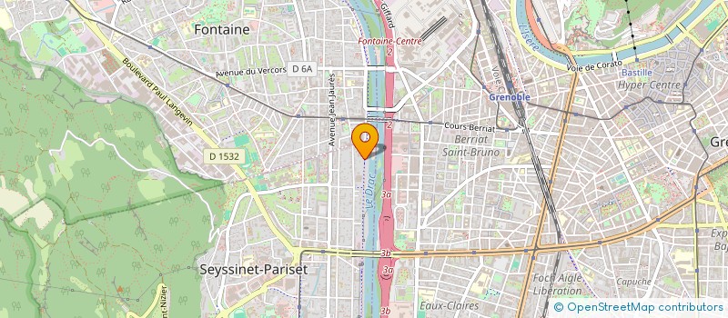 localisation de l'entreprise ASS AIRE DU VERSEAU ISERE  SEYSSINET-PARISET