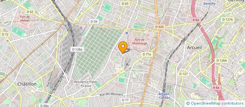 localisation de l'entreprise ASS AJUCA à BAGNEUX