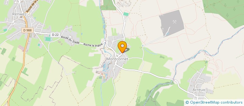 localisation de l'entreprise ASS ALBATROS  08  MONTCORNET