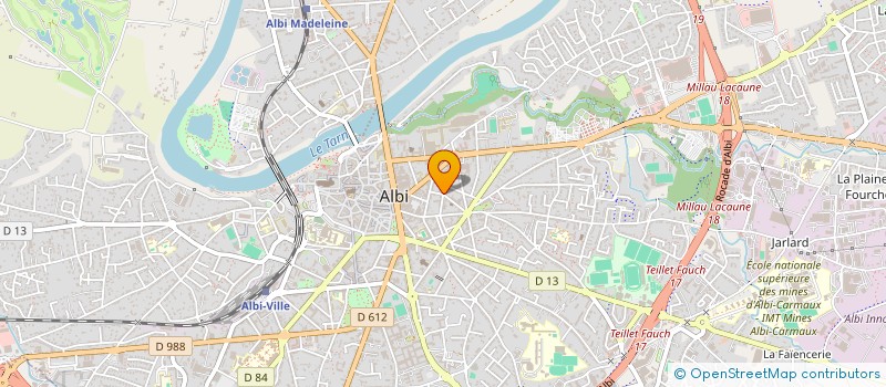 localisation de l'entreprise ASS ALBIGEOISE D AIDE AUX PERSONNES à ALBI