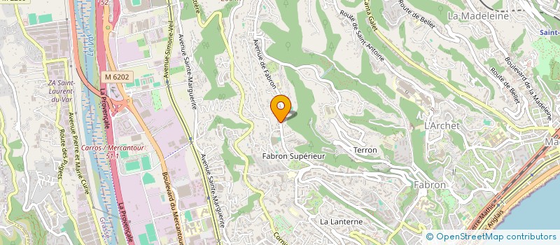 localisation de l'entreprise ASS ALCYON-COMMUNICATION  NICE