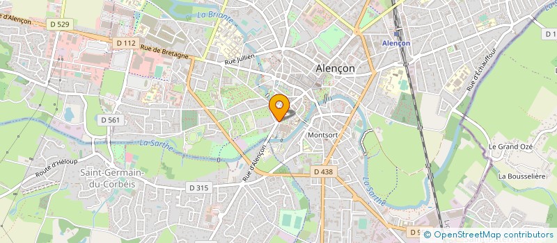 localisation de l'entreprise ASS ALENC RECHERCHE DIABETOLOG BIOLOGIE à ALENCON