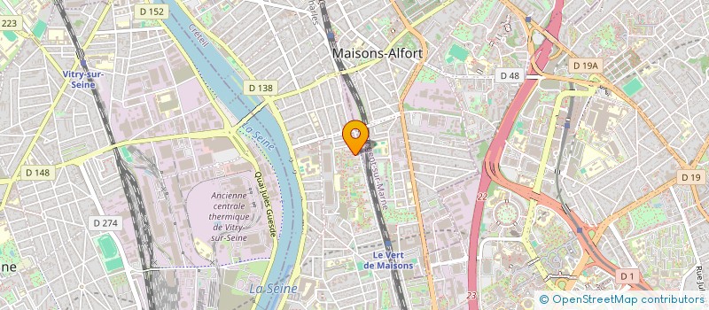localisation de l'entreprise ASS ALFORTVILLE ACCUEIL JEUNES à ALFORTVILLE
