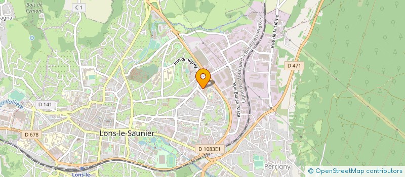 localisation de l'entreprise ASS ALJT LEDONIENNE JEUNES TRAVAILLEURS à LONS-LE-SAUNIER