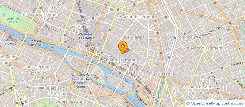 localisation de l'entreprise ASS ALLEZ ON Y VA  PARIS