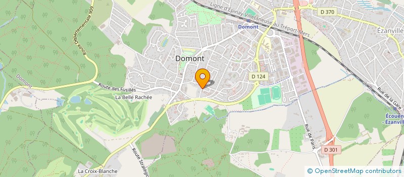 localisation de l'entreprise ASS ALLIANCE TAXI  DOMONT