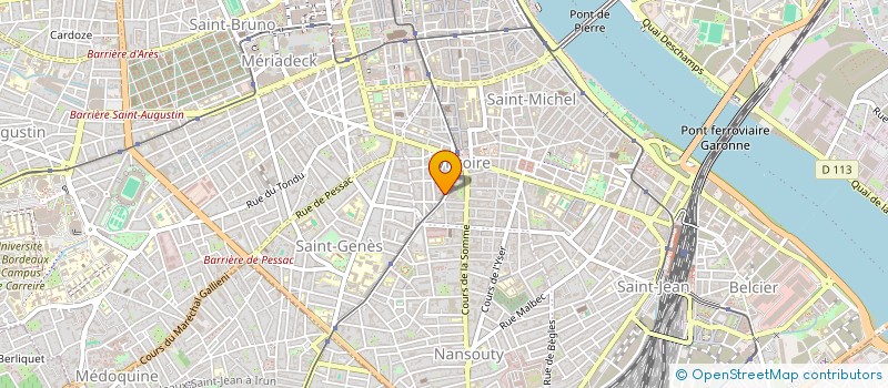 localisation de l'entreprise ASS ALLO STOP VOYAGES à BORDEAUX