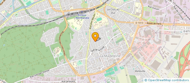localisation de l'entreprise ASS ALM SECTION GUITARE MENDOLINE à EVREUX