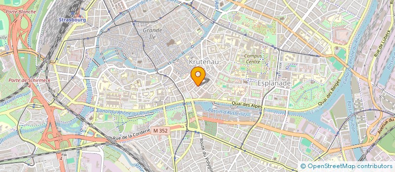 localisation de l'entreprise ASS ALPHA T.I. à STRASBOURG