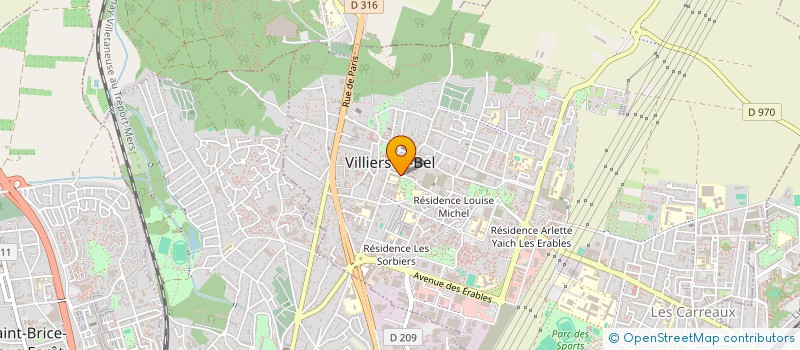 localisation de l'entreprise ASS ALPHABETISATION ACTIONS ILLETTRISME  VILLIERS-LE-BEL