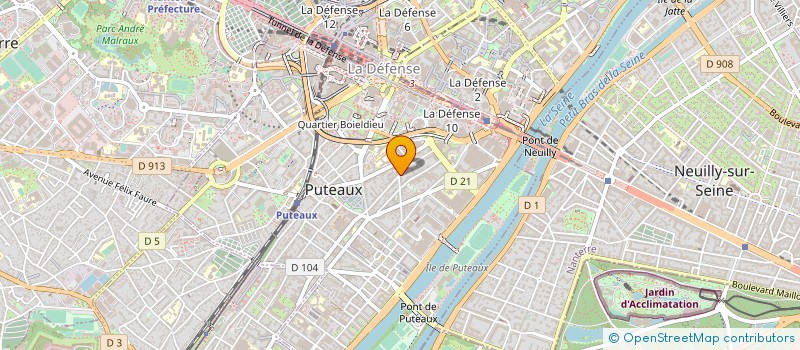 localisation de l'entreprise ASS ALTERNANCE DEMOCRATIQUE à PUTEAUX