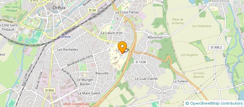 localisation de l'entreprise ASS ALZHEIMER ECOUTE ENTRAIDE (AZALEE) à DREUX