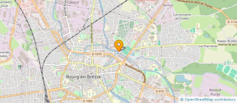 localisation de l'entreprise ASS AMA TV à BOURG-EN-BRESSE