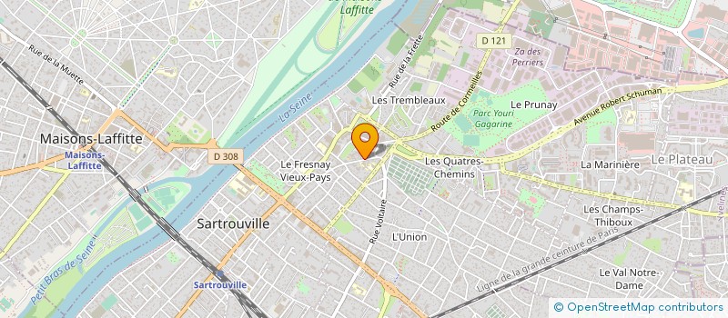 localisation de l'entreprise ASS AMAG CEDI ADMINISTRATION à SARTROUVILLE