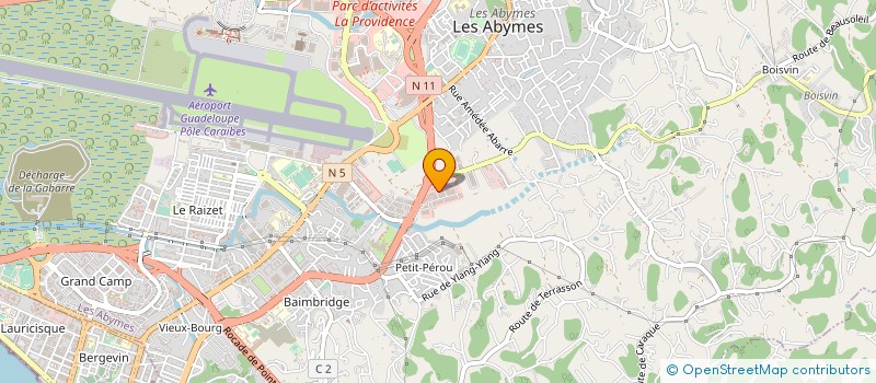 localisation de l'entreprise ASS AMBIANCE COCKTAIL à LES ABYMES