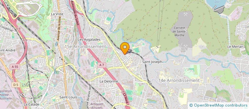localisation de l'entreprise ASS AMBITION JEUNES ESPOIR à MARSEILLE