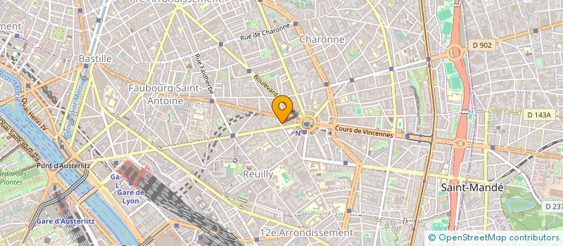 localisation de l'entreprise ASS  AMECOM  PARIS