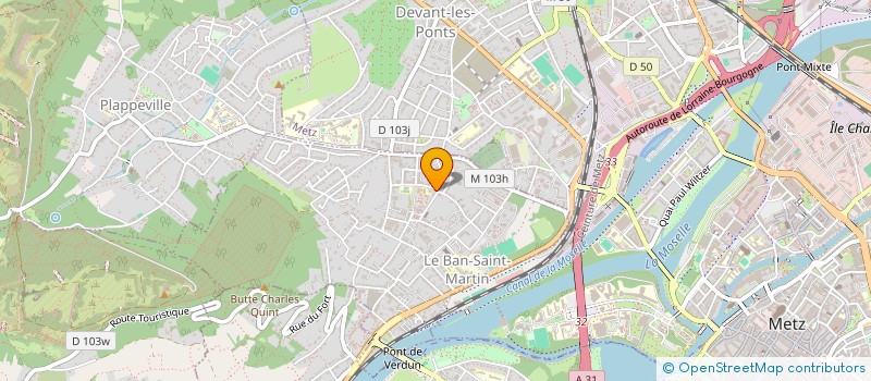 localisation de l'entreprise ASS AMELI SOINS RECHE MEILL CADRE VIE  LE BAN-SAINT-MARTIN