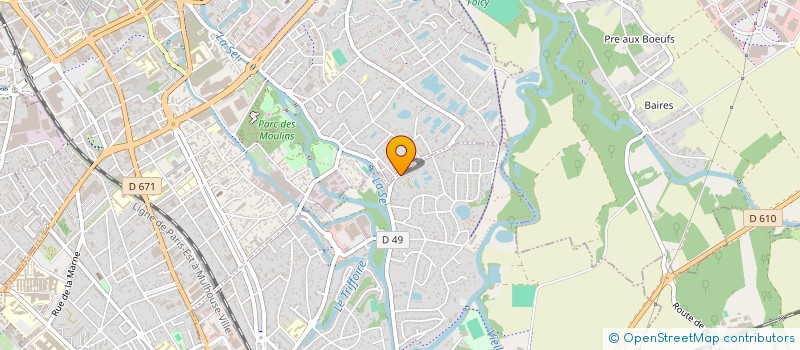 localisation de l'entreprise ASS AMELIO CONDITION VIE PERSONNES AGEES  SAINT-JULIEN-LES-VILLAS