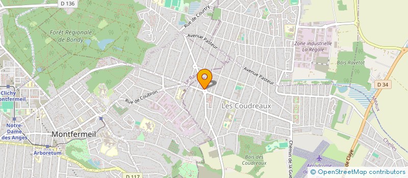 localisation de l'entreprise ASS AMELIORAT TECH PREVENTION C R SANTE à CHELLES