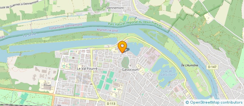 localisation de l'entreprise ASS AMELIORATION READAPTATION CORPORELLE  MANTES-LA-JOLIE
