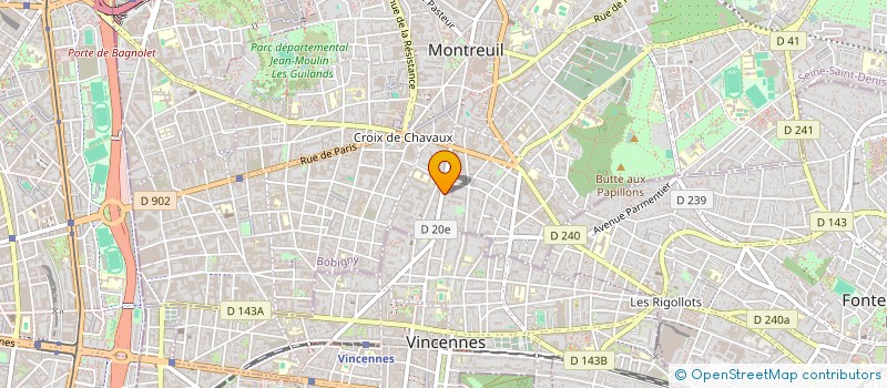localisation de l'entreprise ASS AMERICAN ANGLAIS AND AUTRES LANGUES à MONTREUIL