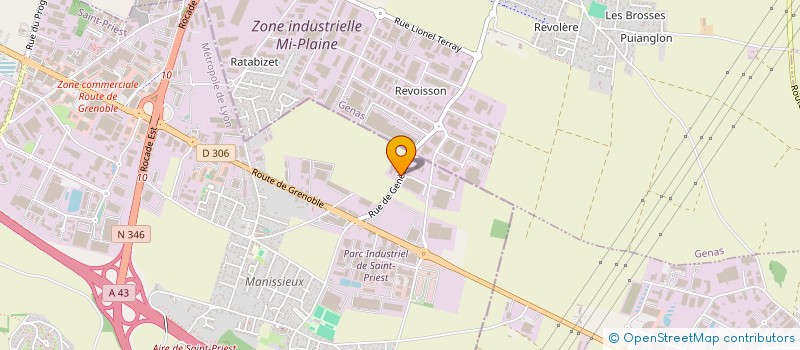 localisation de l'entreprise ASS AMETHYS  SAINT-PRIEST