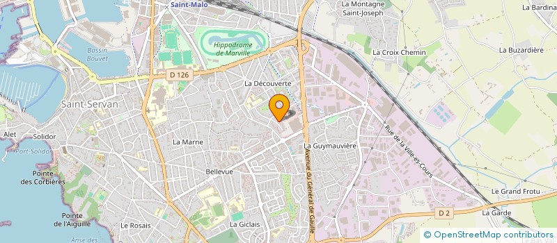 localisation de l'entreprise ASS  AMETHYSTE PRODUCTION  SAINT-MALO