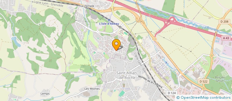 localisation de l'entreprise ASS AMI EGL NOUV PROTESTANTE EVANGELIQUE à L'ISLE-D'ABEAU