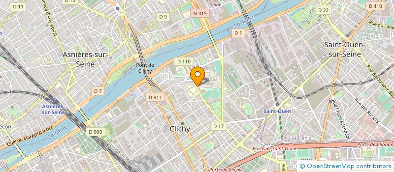 localisation de l'entreprise ASS AMIC ETUD DE L UER XAVIER BICHAT à CLICHY
