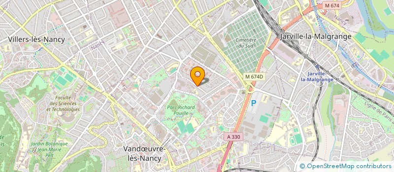 localisation de l'entreprise ASS  AMIC RETRAITES CREDIT LYONNAIS  VANDUVRE-LES-NANCY