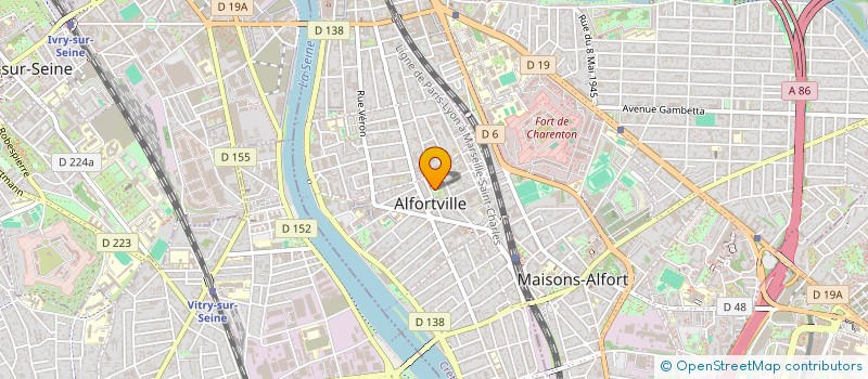 localisation de l'entreprise ASS  AMICALE ARTISTES D ALFORVILLE à ALFORTVILLE