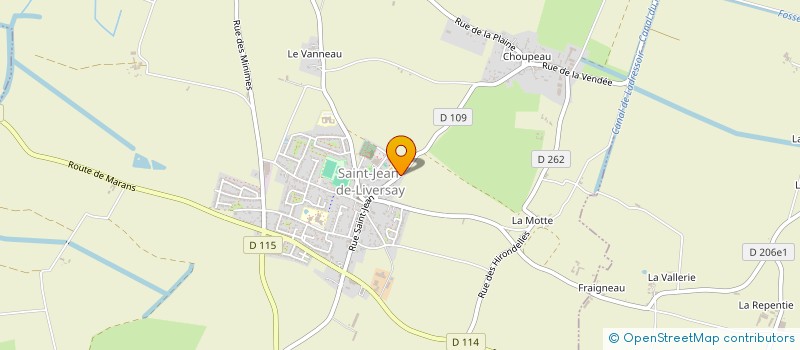 localisation de l'entreprise ASS AMICALE ARTS ET SPORTS  SAINT-JEAN-DE-LIVERSAY