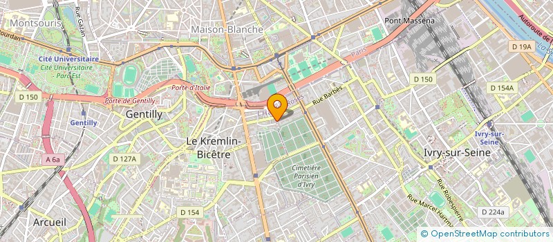 localisation de l'entreprise ASS AMICALE CANTONNAIS FRANCE  IVRY-SUR-SEINE