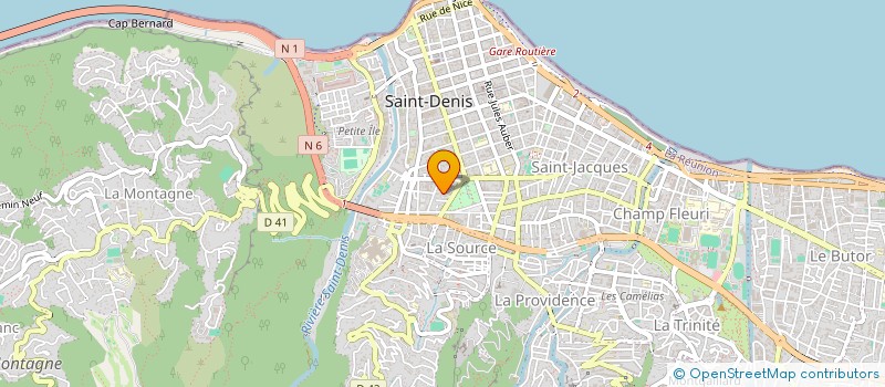 localisation de l'entreprise ASS AMICALE CONSEILLER GENER DEPT REUNIO  SAINT-DENIS
