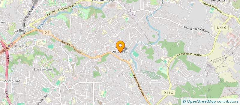 localisation de l'entreprise ASS AMICALE COOPERAT MONTRIANT  MARSEILLE